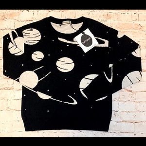 Black space sweater from Koolabah